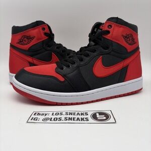 Size 10.5W/9M - Air Jordan 1 Retro OG 2023 High Satin Bred W (FD4810-061)